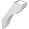 Ekena Millwork 6-in. W x 18-in. D x 30-in. H Olympic Architectural Grade PVC Knee Brace BRCP06X18X30OLY - alternate 6